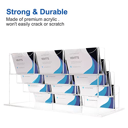 Business Acrylic Card Holder Display for Desk