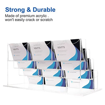 Business Acrylic Card Holder Display for Desk