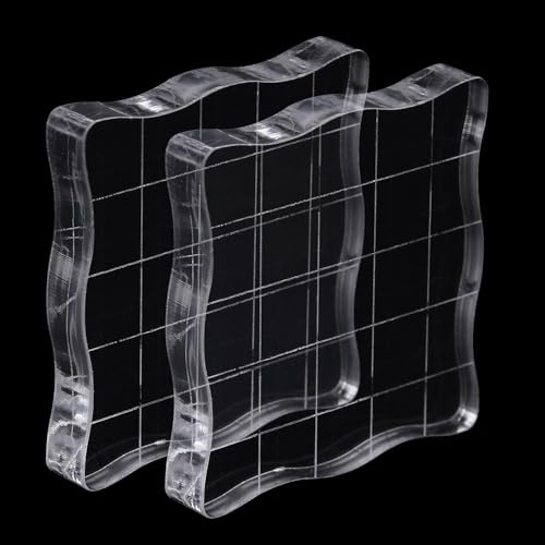 2Pcs Clear Stamp Blocks Set (2 Count)