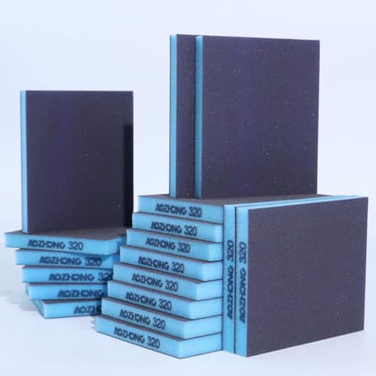 18pcs Sanding Sponge 320 grit Soft Sanding Block Washable and Reusable (18 Count)