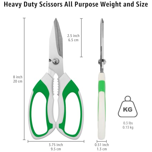 Utility Scissors All Purpose heavy duty 8