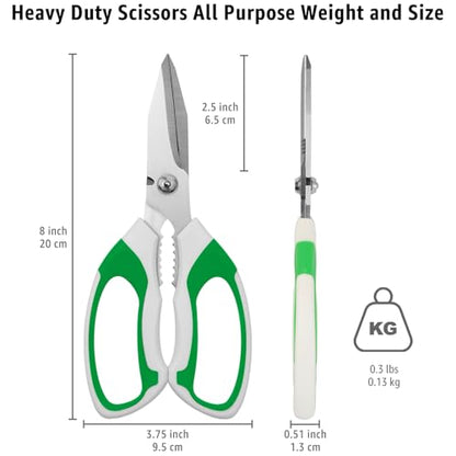Utility Scissors All Purpose heavy duty 8