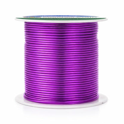 16 Gauge Purple Anodized Aluminum Craft Wire
