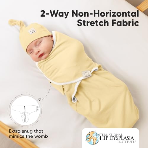 3pk Organic Swaddles for Newborns Girls