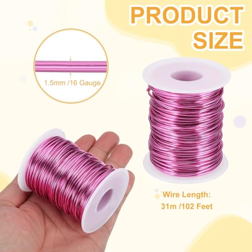 16 Gauge 1.5mm Anodized Aluminum Wire for Jewelry Craft Making