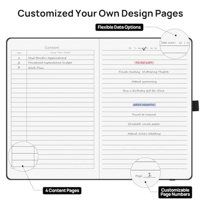 A5 Lined Notebook Hardcover