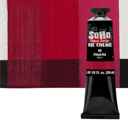 Oil Paint Crimson Red