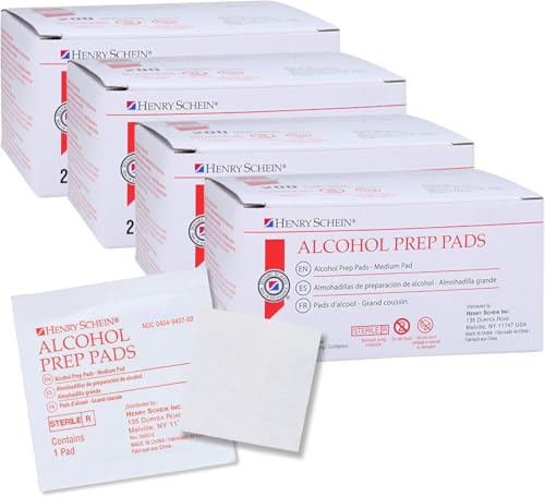Medium Alcohol Prep Pads (800 Count)