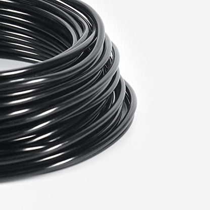 50ft 9 Gauge 3mm Aluminum Wire Black Bendable for Sculpting