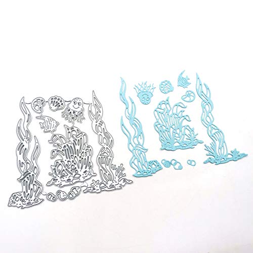 Metal Sea Grass Seaweed Coral Tropical Fish Cutting Dies