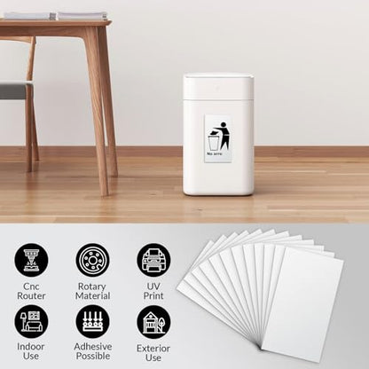 Laser Engraving Blank White ABS Double Color Plastic Sheet