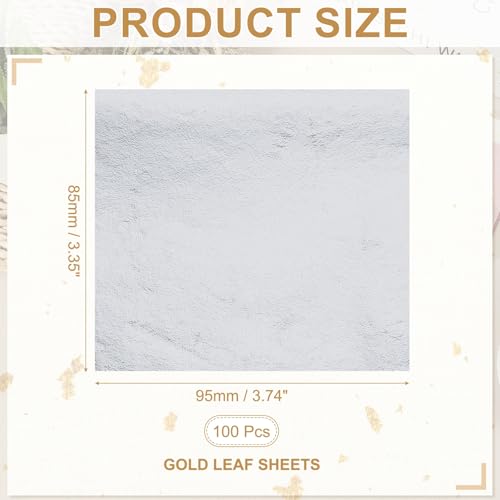 Gold Leaf Sheets for Art 3.7" x 3.4"
