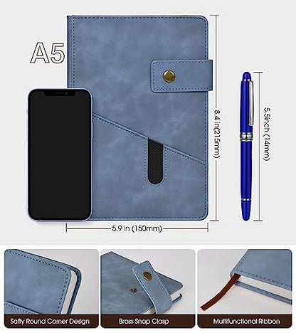 Lined Notebook with Pen