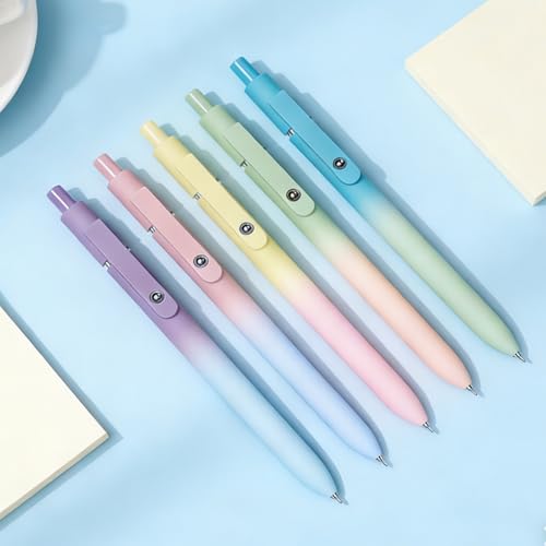Gel Pens 10PCS 0.7mm Gel Pens Black Ink Fine Point Smooth Writing Pens (10 Count)