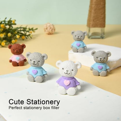 18Pcs Pencil Top Erasers for Kids (18 Count)