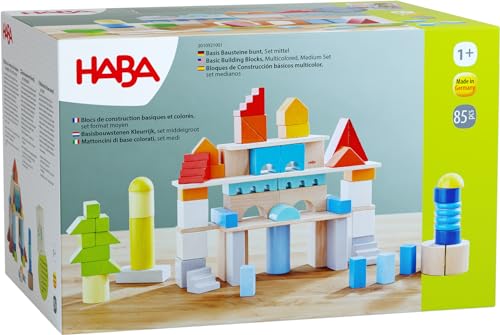 Colored Wooden Building Blocks