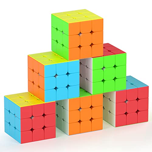 Full Size 3x3x3 Speed Cube Set (6 Count)