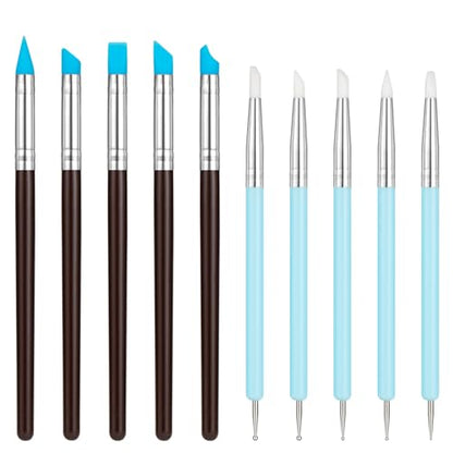 10 Pcs Clay Sculpting Tools Kit with Silicone Tips