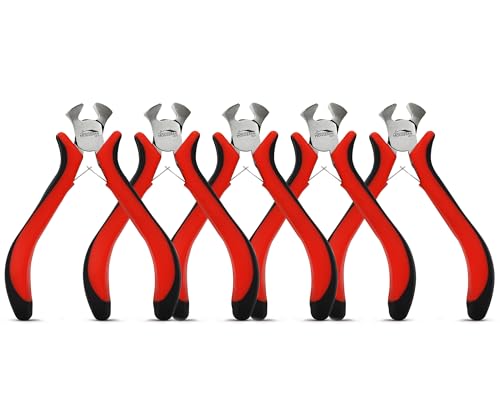 5 Piece 4 Inch End Cutting Pliers (5 Count)