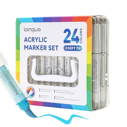 24 Colors Acrylic Paint Markers (24 Count)
