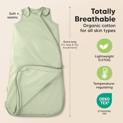 2 Pack Organic Baby Sleep Sacks