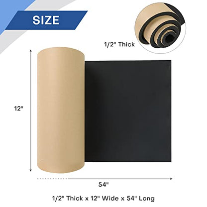 Sponge Neoprene Roll with Adhesive