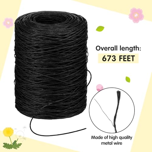673 Feet Floral Vine Bind Wire Rustic Craft Wire