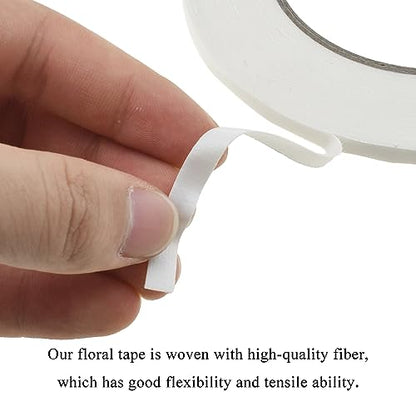 White 0.25Inch Wide Floral Tape (200 Foot)