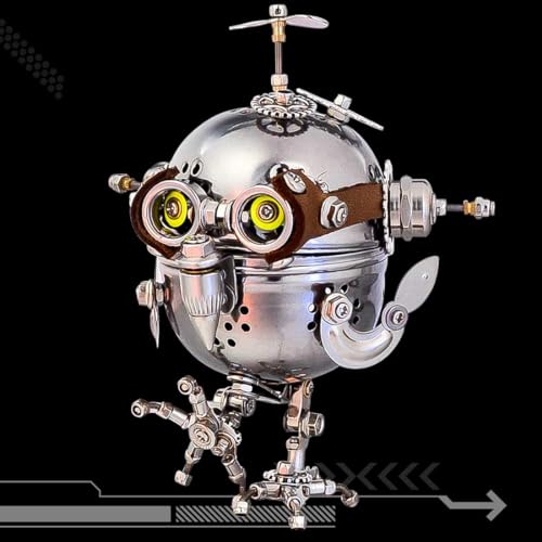 3D Metal Puzzle for Adults Mechanical Owl Egg 3D Model Kit (110 Count)