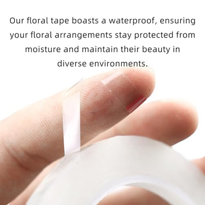 2 PCS Clear Floral Tape (2 Count)