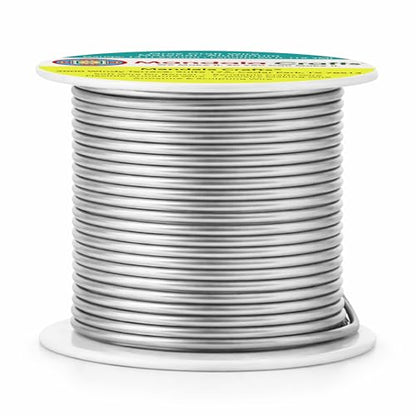 14 Gauge Gray Anodized Aluminum Craft Wire