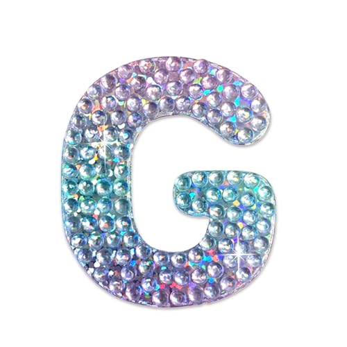 Sparkly Rhinestone Alphabet Letter Sticker G