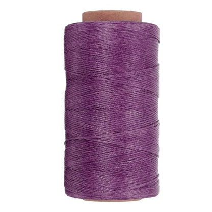 284 Yard Flat Waxed Thread 150D 1mm Leather Sewing Cord for Repairing Shoes Bags Wallets Jewelry Making DIY Leather Craft