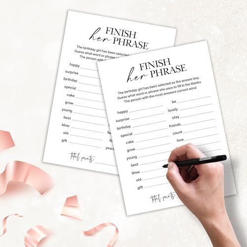 Birthday Party Games (25 Count)