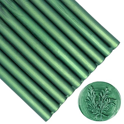 Pine Green Wax Sealing Sticks (4.4092 Ounce)