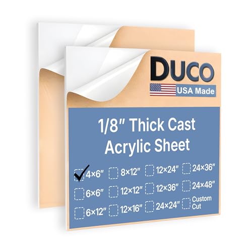 Duco White Cast Acrylic Sheets 1