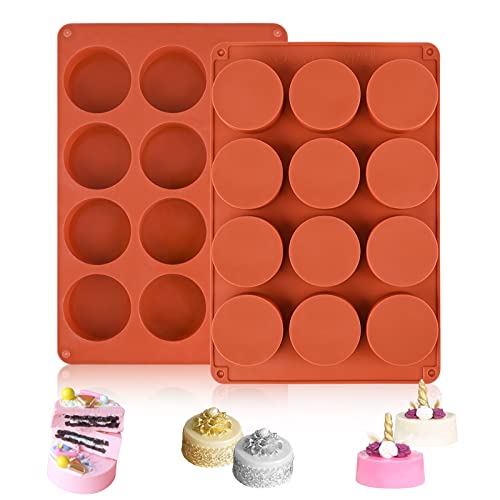 2 Pack Round Chocolate Cookie Molds