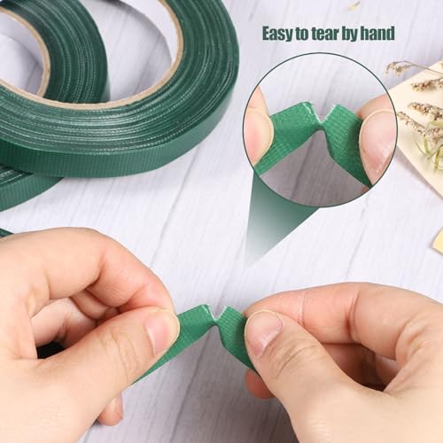 3 Rolls Green Floral Tape 1 (3 Count)
