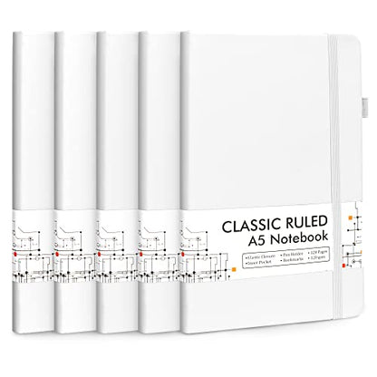 5 Pack Notebooks Journals Bulk (5 Count)