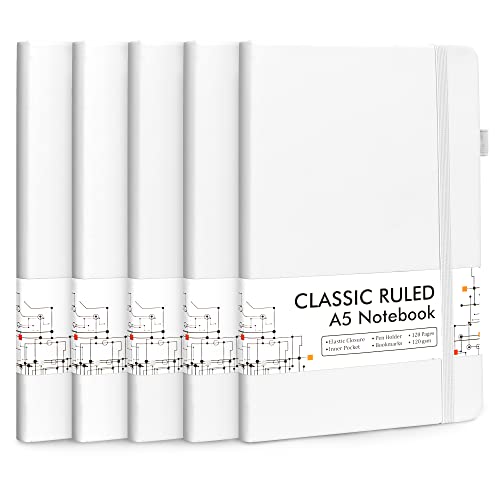 5 Pack Notebooks Journals Bulk (5 Count)