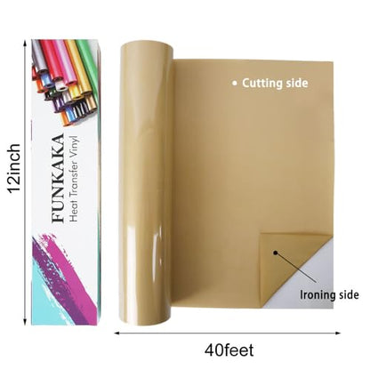 Soil Golden HTV Heat Transfer Vinyl Rolls
