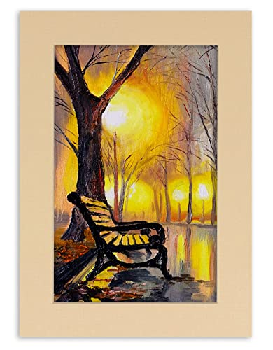 Pack of TEN 11x14 Mats Bevel Cut for 8.5x11 Photos (10 Count)
