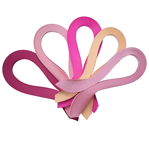 Pink Quilling Paper Strips for Craft Work