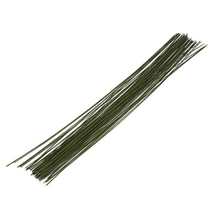 26 Gauge Dark Green Floral Wire for Flower Wrap16 inch (66.77 Foot)