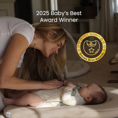 Organic Newborn Baby Infant Lounger Pillow & Travel Bag