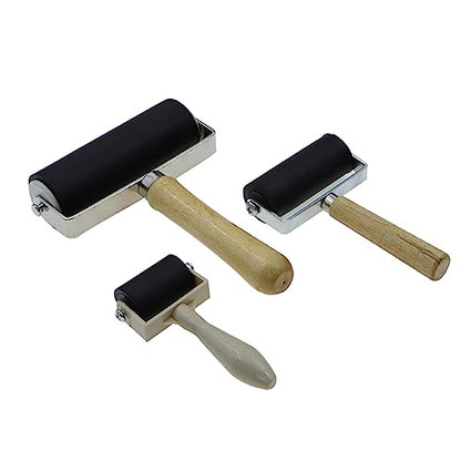 3 Pack Rubber Roller