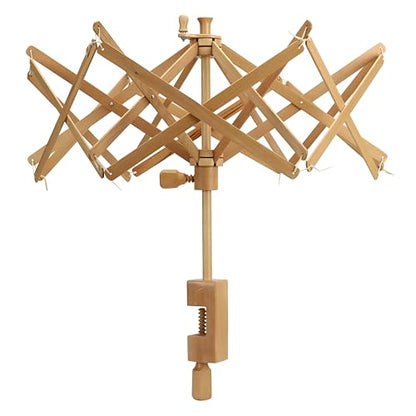 Wooden Umbrella Yarn Swift for Knitting & Crochet