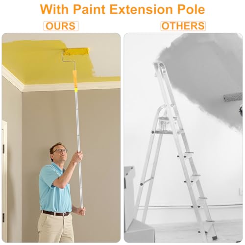 Paint Roller Kit with Extension Pole
