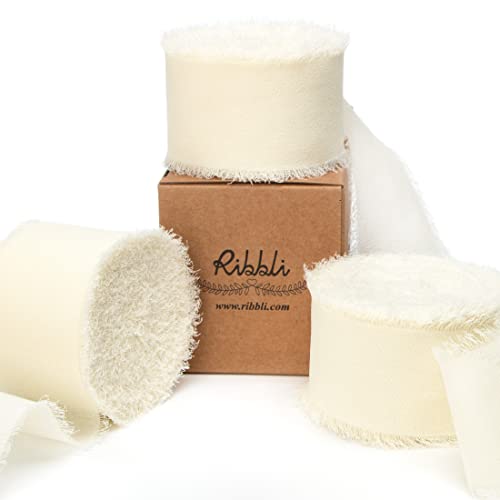 Ivory Chiffon Ribbon 1 (90 Foot)