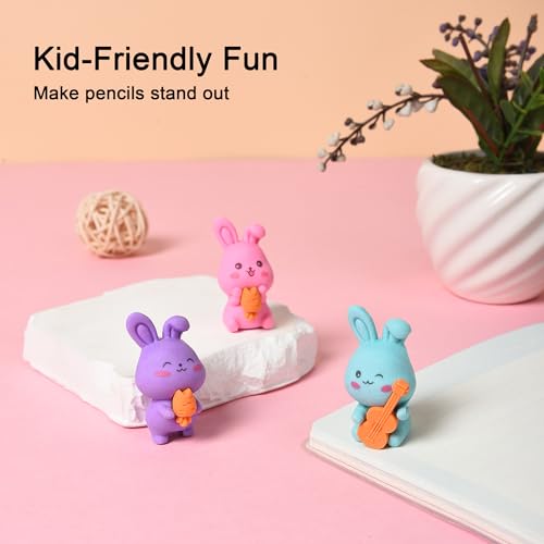 18Pcs Pencil Top Erasers for Kids (18 Count)
